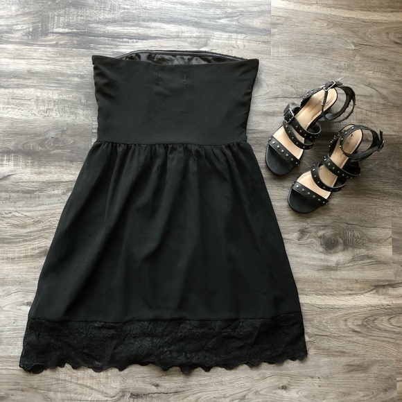 Francesca’s Lace Strapless Dress G - Picture 5 of 5